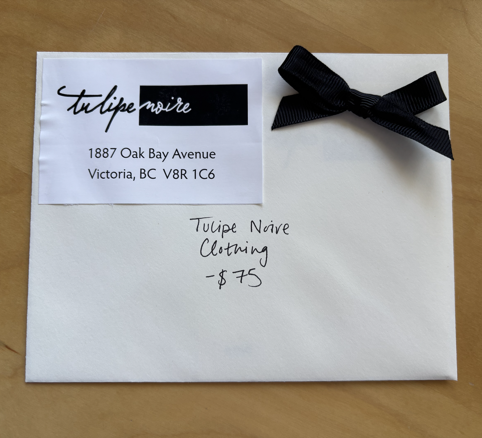 Tulipe Noire Giftcard $75