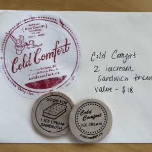 cold comfort Cold Comfort Ice Cream Tokens