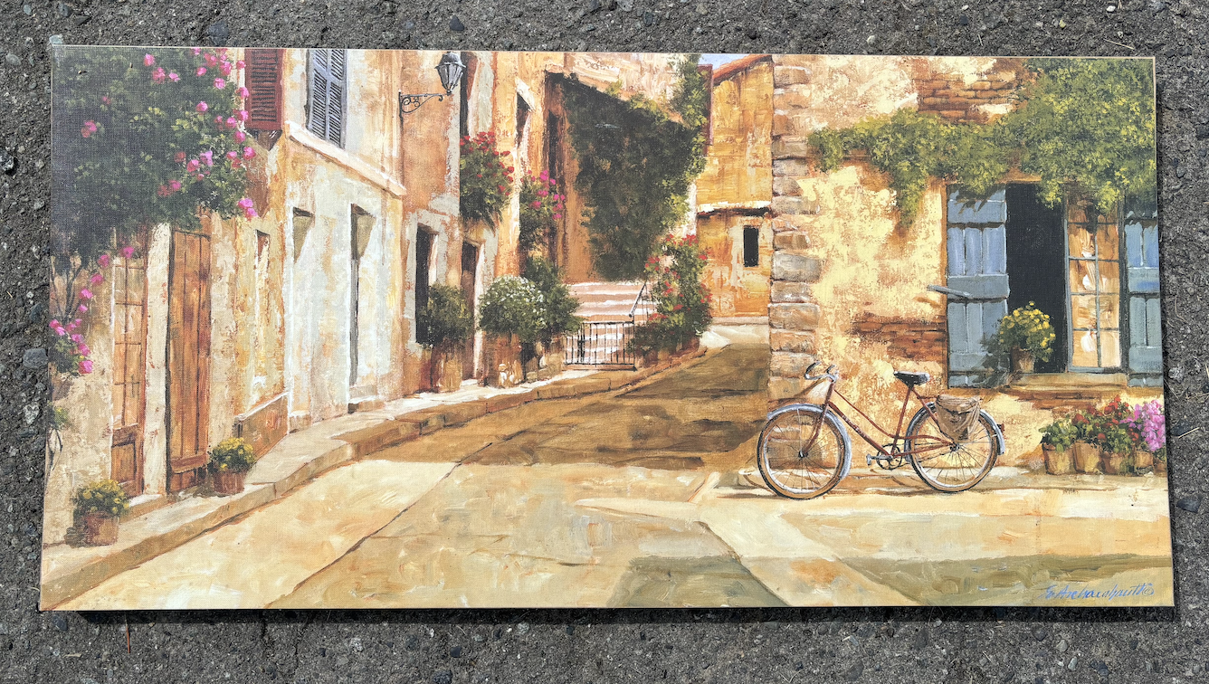 Bicycle Art Piece 35.5" x 17.5"