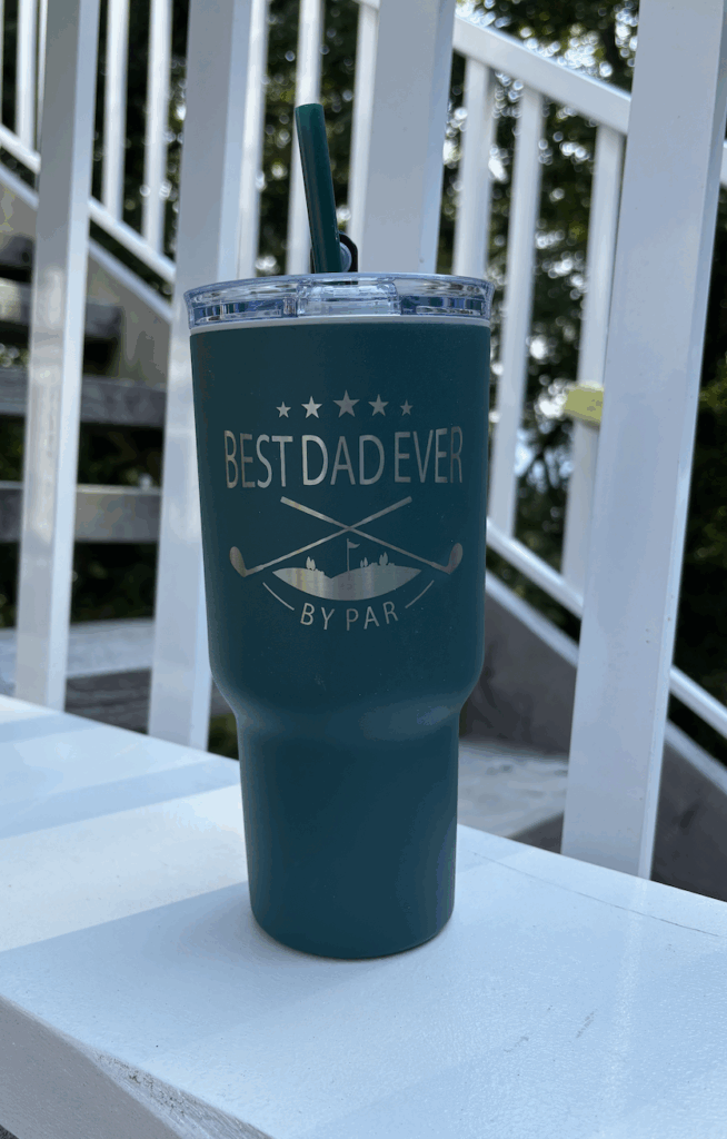 Best Dad Ever Golf Tumbler Cup